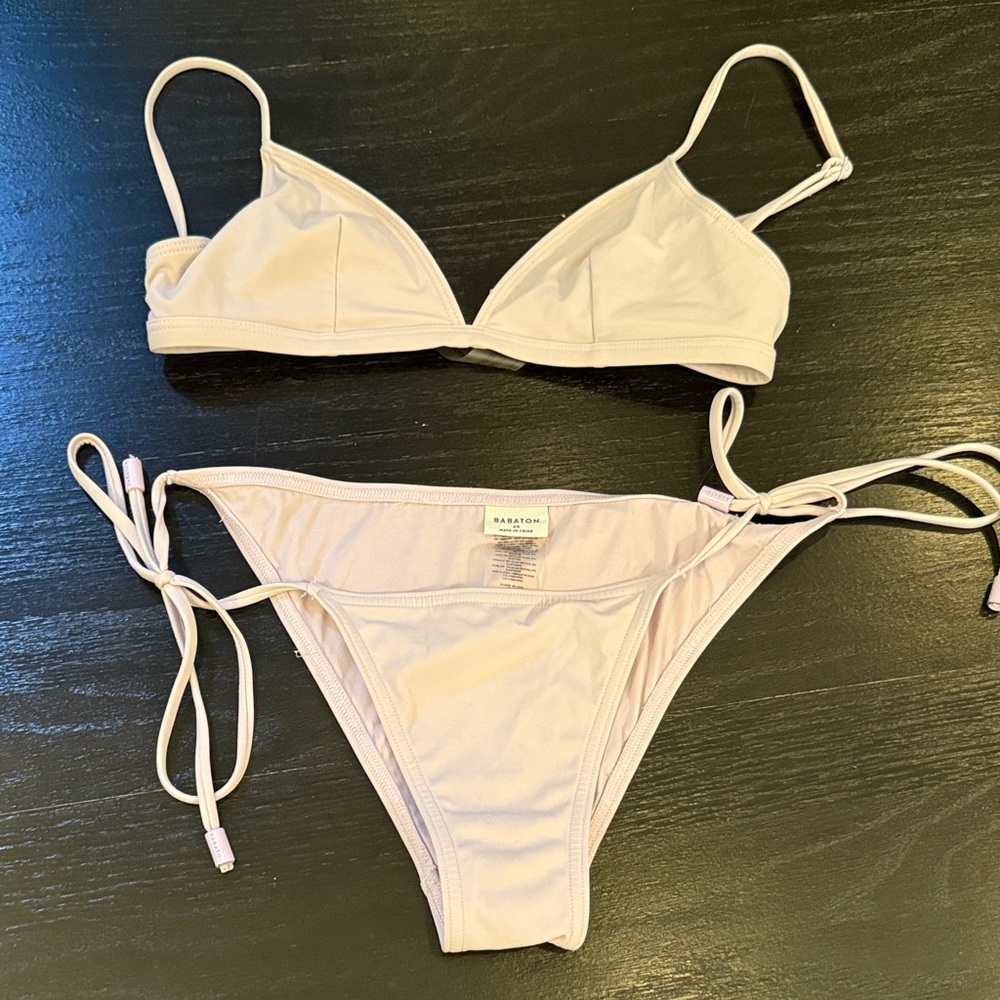 Aritzia Light Pink Bikini Set